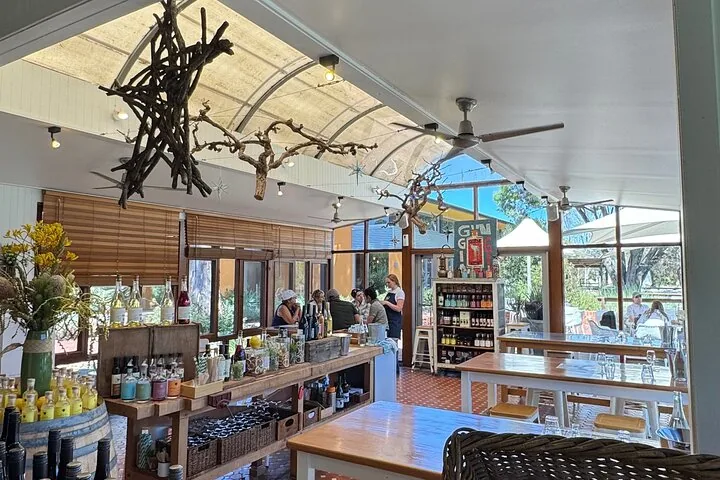 A bright cellar door tasting room and shop